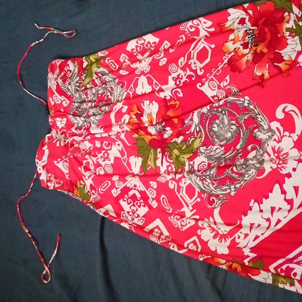 Silk summer dress